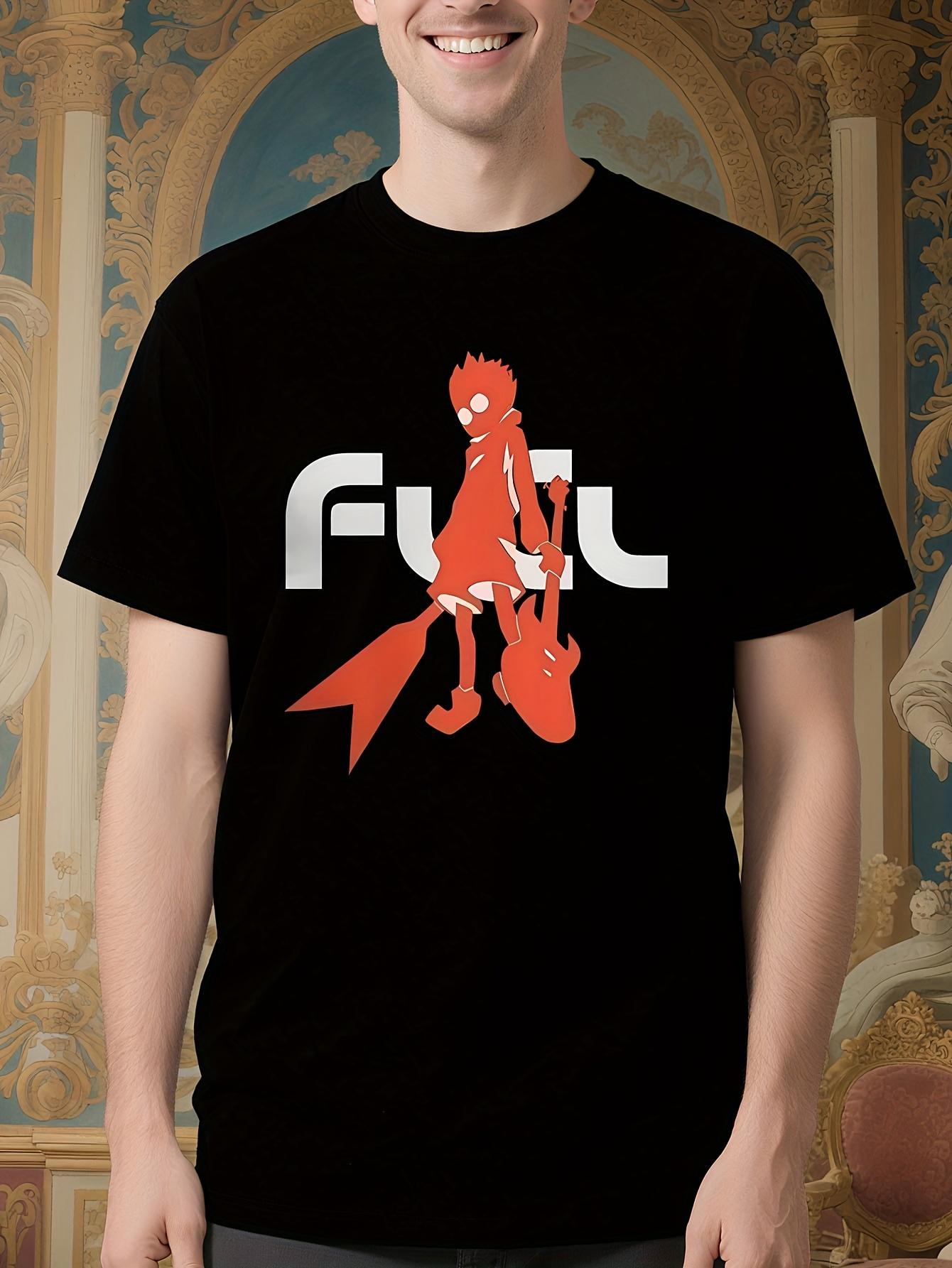 Anime Naota FUT Graphic Print Tshirt - 100% Cotton Black ... XXXXL