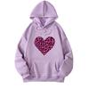 Autumn and winter trend printed sweater women's 2025 new hooded casual jacket women ins large size hoodie