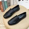 Fashion British Square Toe Loafers Women 2-Ways Barefoot Shoes Single Flats Ladies Low Heels Oxfords Soft PU Leather Moccasines Femme