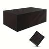 Gardening Furniture Covers, Rectangular Outdoor Table and Chair Covers, Oxford Cloth Tear-resistant Waterproof Awning Dust Cover