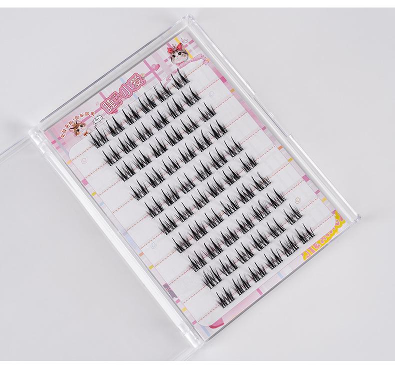 

Двусторонние самоклеящиеся накладные ресницы «Пшеничный колос»: Натуральный, Легкое нанесение в 3 шага, Одиночный пучок, Завитые, Тонкое основание, Сегментированный дизайн.