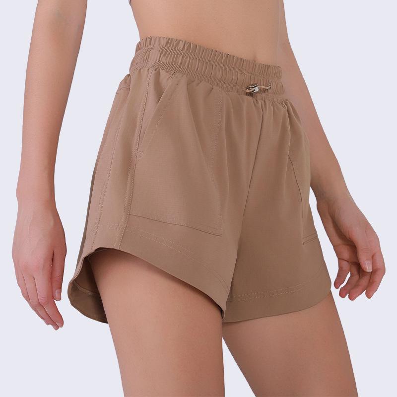 Women's Quick-Dry Breathable Yoga and Running Shorts - Casual Elastic Waist Sport Pants