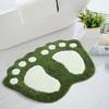 Yousheng Bathroom Floor Mat Quick Drying Anti-Slip Machine Washable Bath Rug Funny Foot Design Bedroom Entryway Door Mat