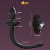 Vibratore Erotico Anale Plug Coda di Cane Stimolatore Punto G Donne Uomini Gioco Erotico Butt Plug Giocattoli per Adulti Sex Shop Massaggiatore Prostatico