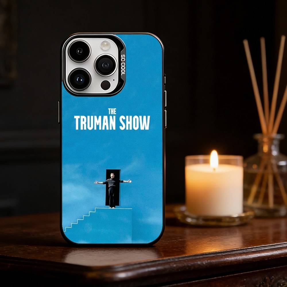 T-Trumen Movie S-Show Movie Phone Case For iPhone 17,16,15,14,13,12,11,Pro Max,Plus Candy Silver Cover