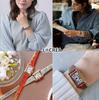Solar Watch Made in Japan LeClair PARALLELA Gold Genuine Crocodile Leather Belt [LCREA] Women's LC2101-GPCMO