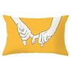 Yellow Geometric Living Room Bedroom Office Pillowcase Rectangular Cushion Cover Home Decor