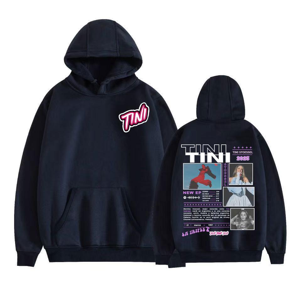 Singer TINI STOESSEL Album 2025 Tour Cover Hoodies Men Women Clothing Fashion Aesthetic Sweatshirts Casual Comfort Fleece Hoodie