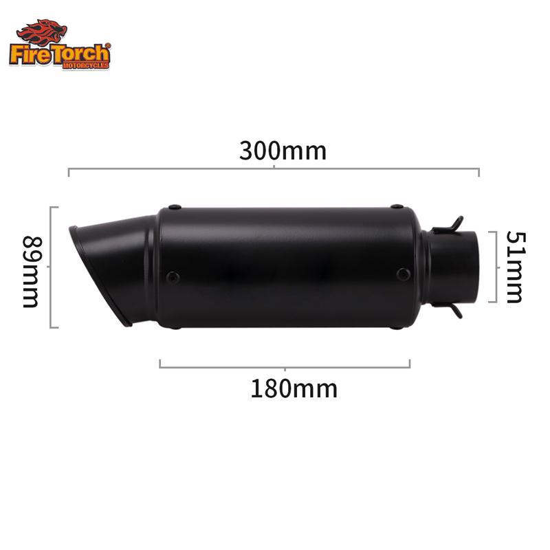 Slip On For CFMOTO 450MT 450 MT IBEX 450 2024 2025 Motorcycle Exhaust Escape Moto Systems Middle Link Pipe Carbon Fibe Muffler