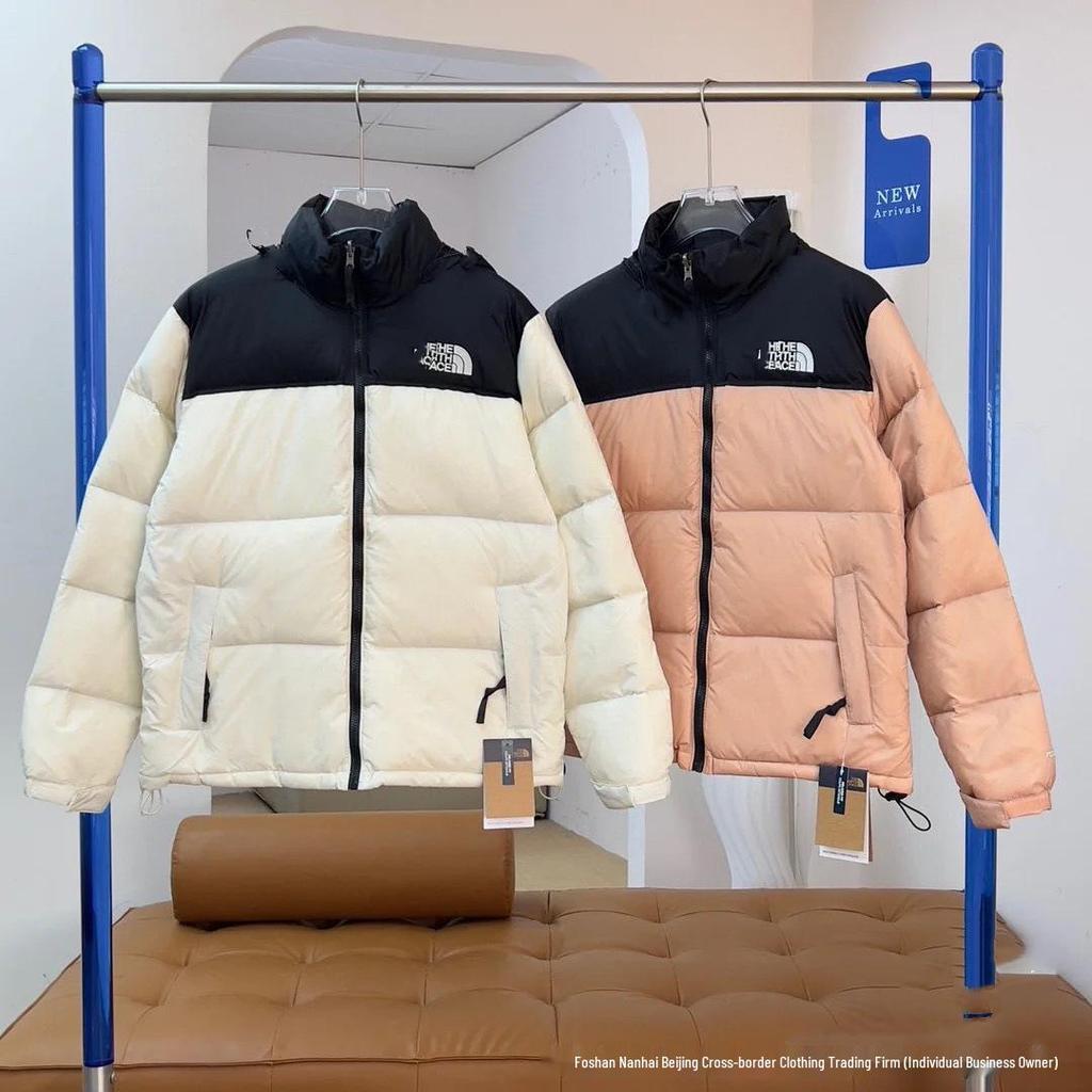 Herrenjacke von 1996, dick gefüttert, aus Baumwolle - Unisex, hochwertige, lockere Oberbekleidung im Brotstil