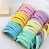 100/200PCS 4cm Elastic Hair Bands Candy Colors Hair Ties for Girls Chidren Headband Colorful Hair Accessories Headwear