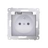 Socket for IP44 Version, Contact Cover with Frame Seal. TRANSPARENT FLAP