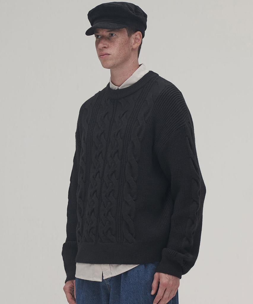 WMC Nerd Cable Knit_Black