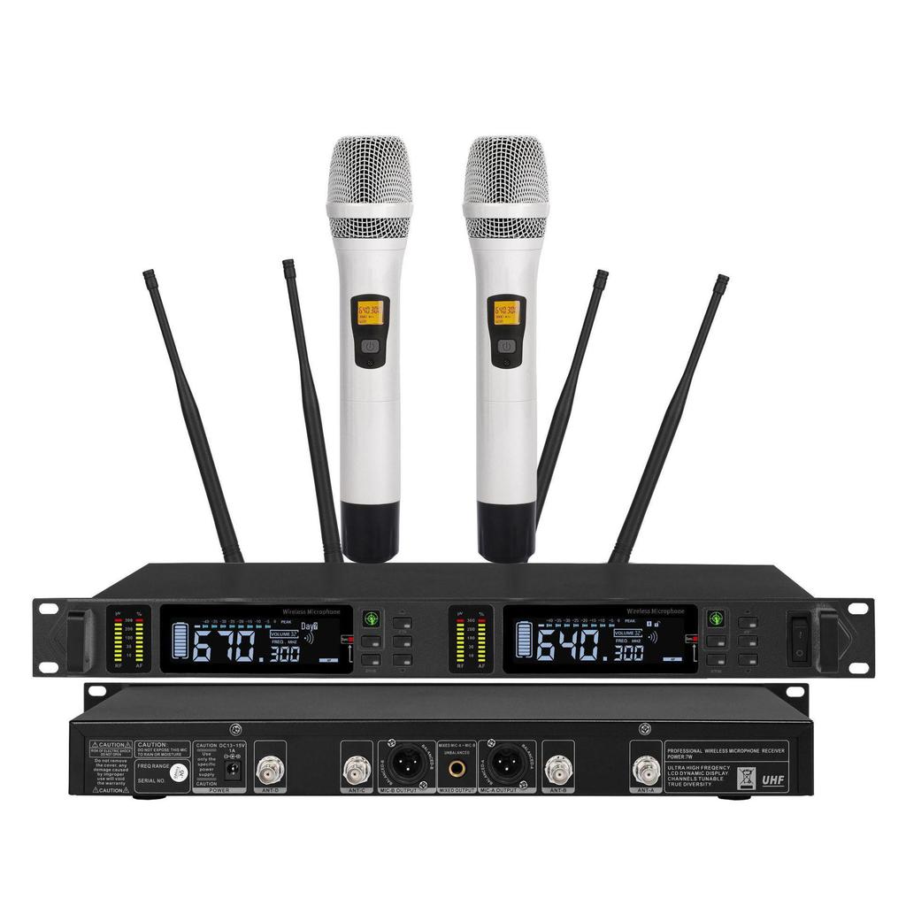 True Diversity Dual Wireless Microphone System In Stock