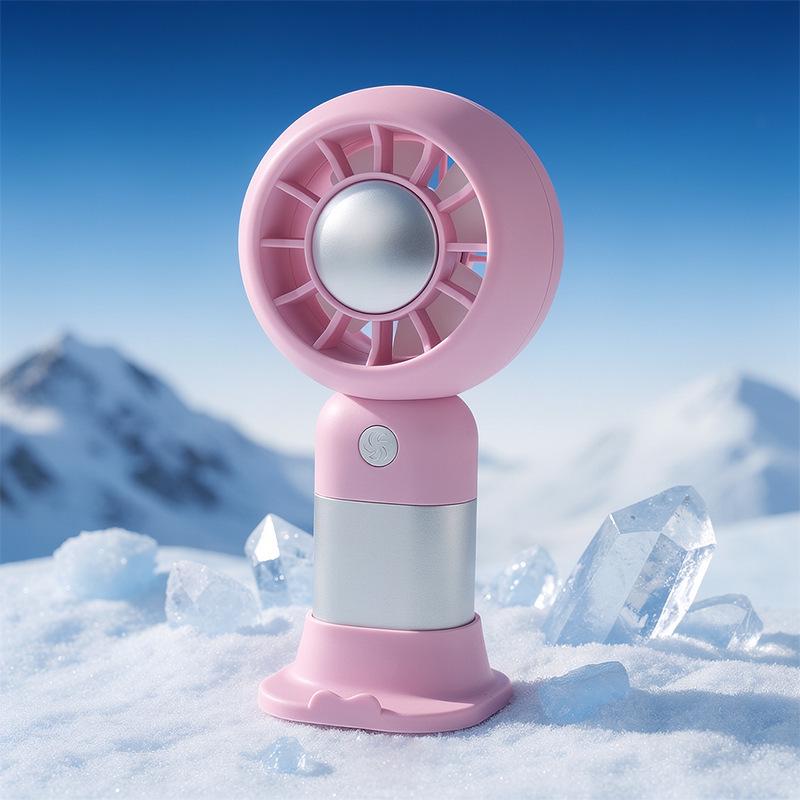 Cartoon Fruit Phone Holder & USB Mini Fan - Cute Portable Student Travel Gift