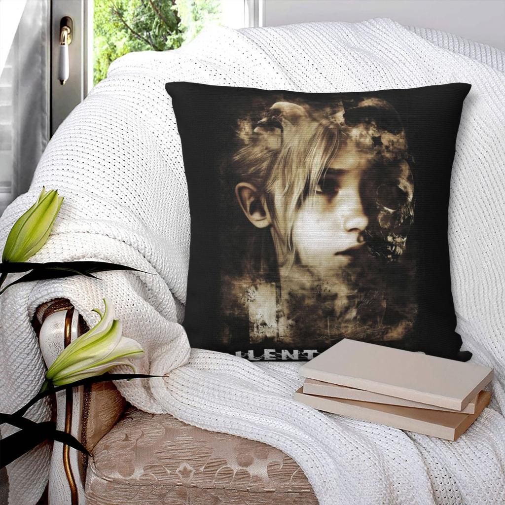 Laura Orphan'S Chalk Scribbles In Silent Hill 2 Pillowcase Printed Cushion Cover Decorative Throw Pillow Case Cover Home Zipper