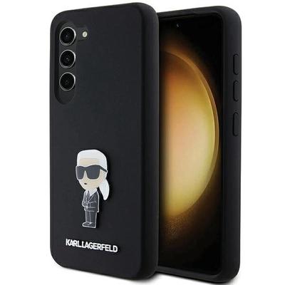 Karl Lagerfeld Klhcs23Ssmhknpk S23 S911 Black/Black Silicone Iconic Metal Pin
