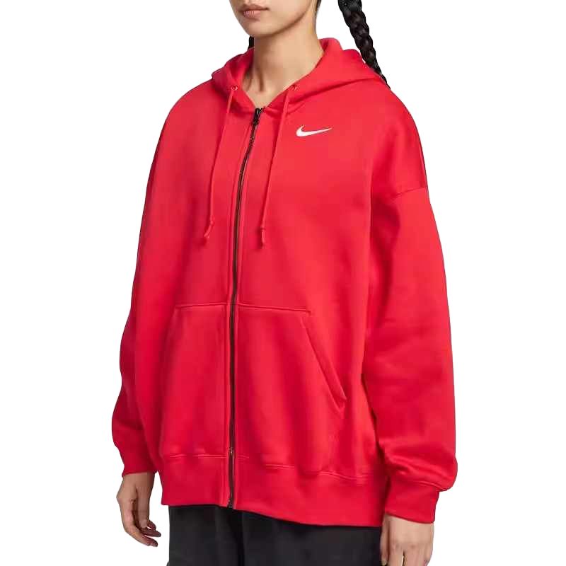 New Nike Sports Life Collection Jacket Women's Red DD5635-657