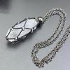 Stainless Steel Crystal Cage Necklace Adjustable Net Chain Stone Collecting Holder Anti-Tarnish Durable Design Easy To Open/Clos