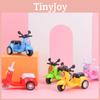 Mini Simulation Inertial Three Wheel Motorcycle Model Children Toy For Gift