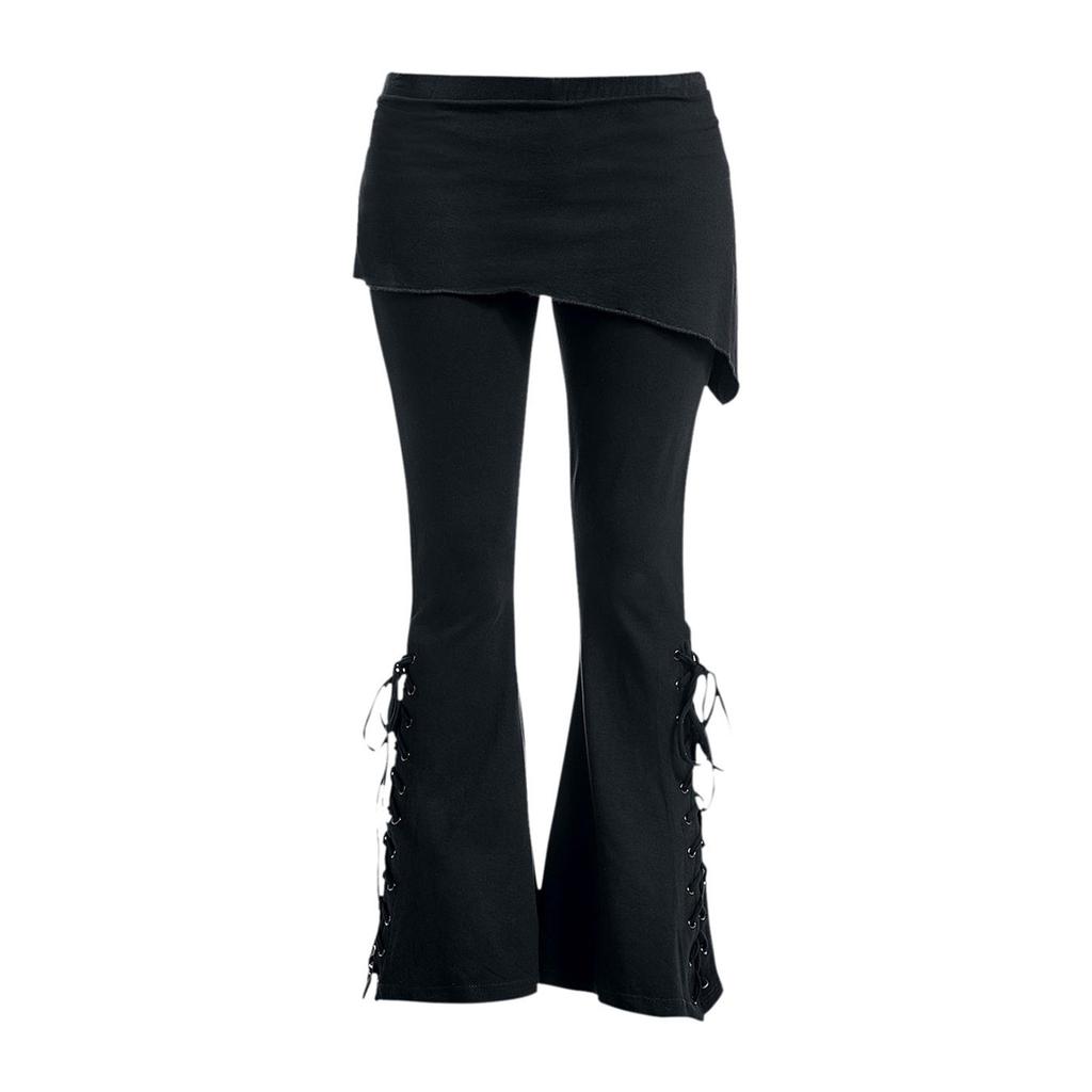 Spiral Direct Kadın/Bayan Düz Mikro Etek Bootcut Tayt
