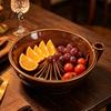 Self Cleaning Ceramic Produce Bowl Berry Rinsing with Integrated Drain, Vortex Automatic Fruit Washer Colander, Efficient for And Vegetable