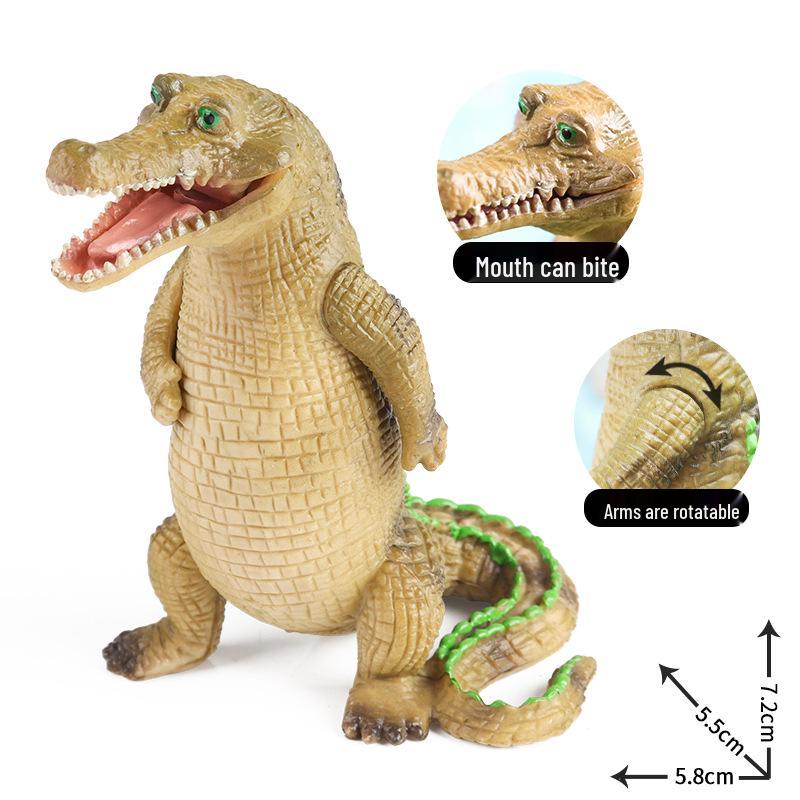 Educational Wild Crocodile Simulation Model - Zoo Gift for Kids