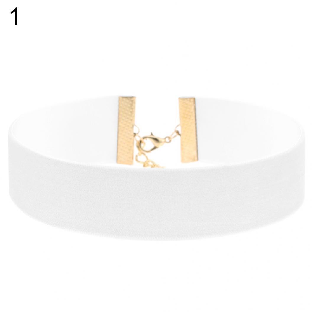 

Модное широкое мягкое бархатное колье, женское ожерелье для вечеринки, ночного клуба, готические украшения белый