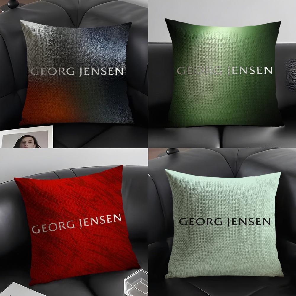 Georg Jensen Pillow Case Linen Cushion Covers For Decorative Sofa Home Pillows Case Car Chair Pillows Cases