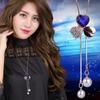 Suijue Clover Sweater Chain Long Autumn And Winter Necklace Women'S Versatile Fashion Clothes Accessories Pendant Accessories