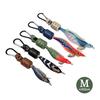 Love Lure Eging Carabiner Hook Set with Protective Case - Medium Size Squid Fishing Hook.