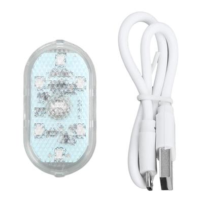 LED Car Light Touch Type Automobile Interior Mini Night Atmosphere Lamp Built In BatteryBlue