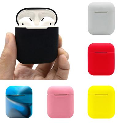 Earphone Silicone Sleeve Box Protective Cover Wireless Headphone Shockproof Case