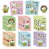Toy Puzzle Cartoon Character Colobi Make A Face Sticker Handicraft Waterproof Repeat Sticker