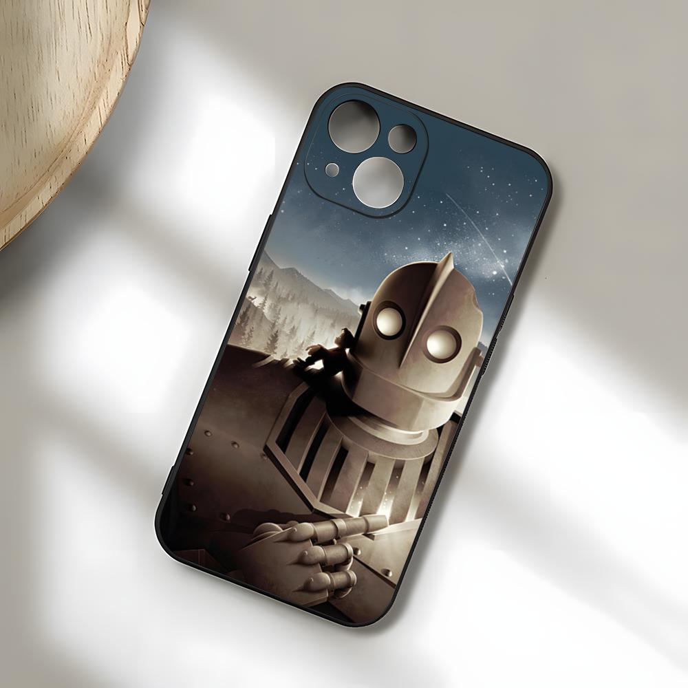 

The Iron G-Giant Phone Case For IPhone 17 Pro Max 15 Pro 16 14 Plus 12 13 Mini 11 Pro Shockproof Soft Cover iPhone14 Pro