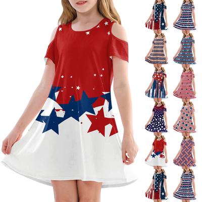 Girls' A-Line Dress -Summer Sleeveless Casual Sundress Toddler Dress
