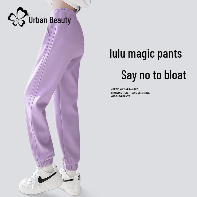 Women's 2025 Spring/Autumn High-Waist Straight-Leg Casual Pants