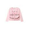 PawinPaw Girls' Cartoon Bear Knit Layered T-Shirt