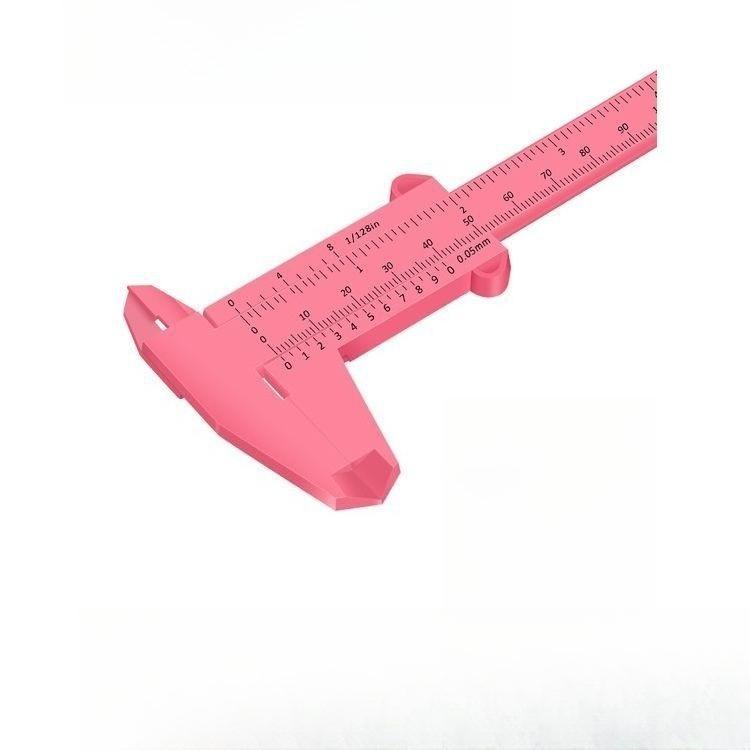 

Plastic Vernier Caliper High Precision Household Mini 150mm Vernier Caliper Simple Design Concept and Creative