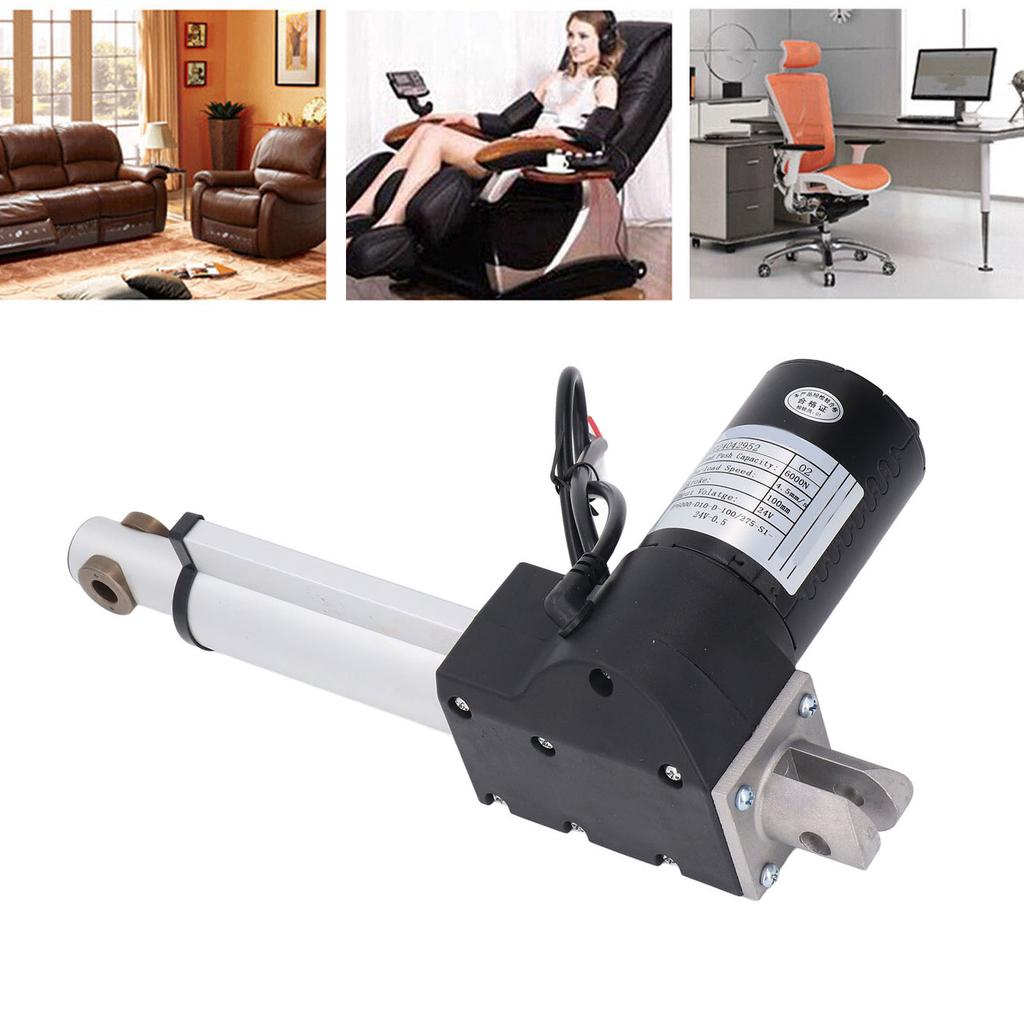 Elektrikli Lineer Aktüatör 100mm Strok 6000N İtme Gücü 4.5mm/sn Hız Sonlu Ağır Hizmet Lineer Aktüatör