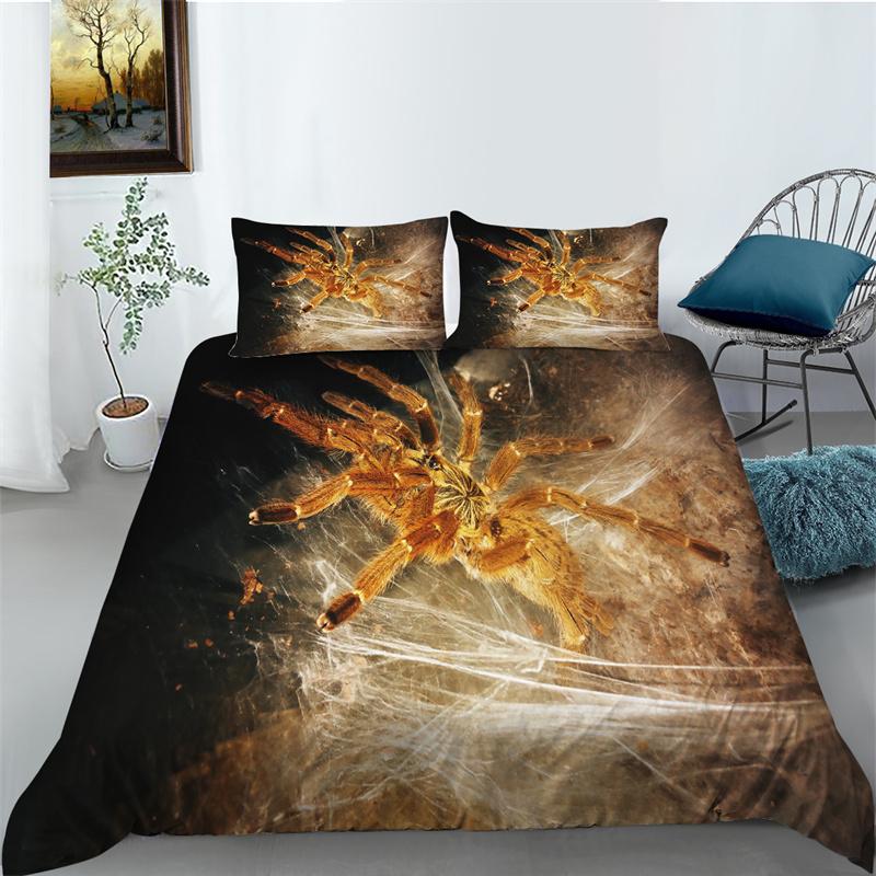 Povlak na přikrývku Oblek proti hmyzu Domácí Povlečení s povlakem na polštář 3D Povlak na přikrývku King Size Povlečení Dětská sada postelí pro dospělé