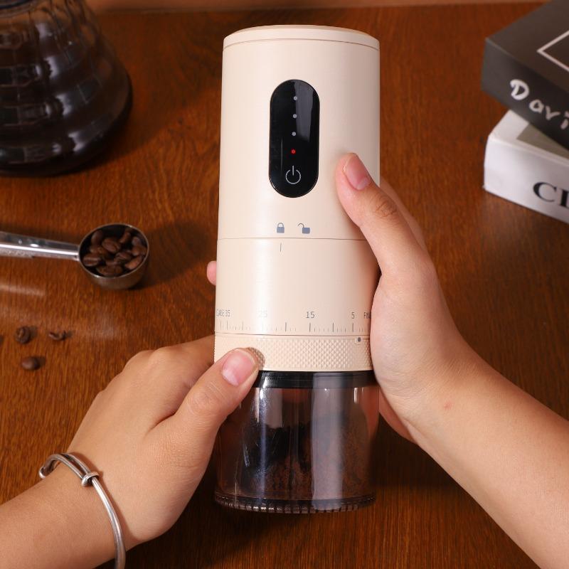 Touch Control Electric Coffee Grinder Externally Adjustable Type-C Charging Coffee Burr Grinder Bean Grinding Coffee Maker