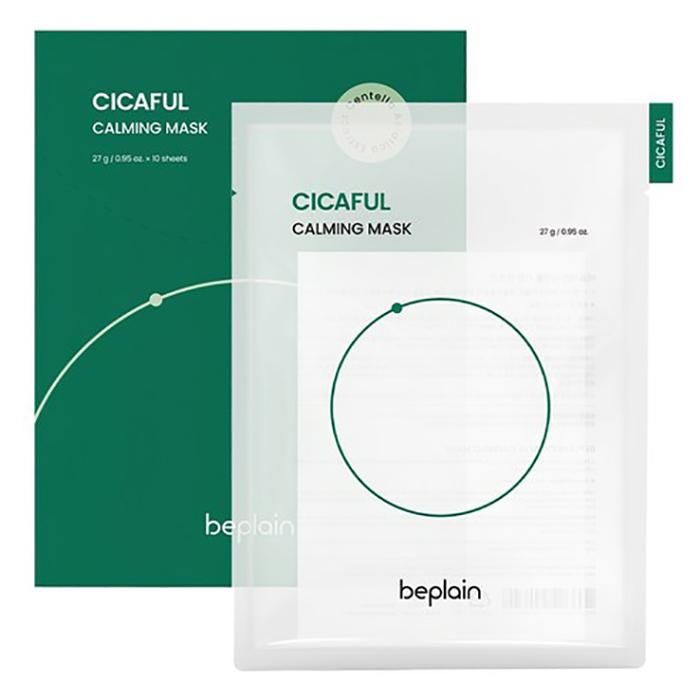 BEPLAIN Cicaful Calming Mask – Soothing Sheet Mask for Sensitive Skin, Korean