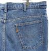 Levi's 80s Button Back 8 42 Talon Belbo Straight Denim Pants Men's Used