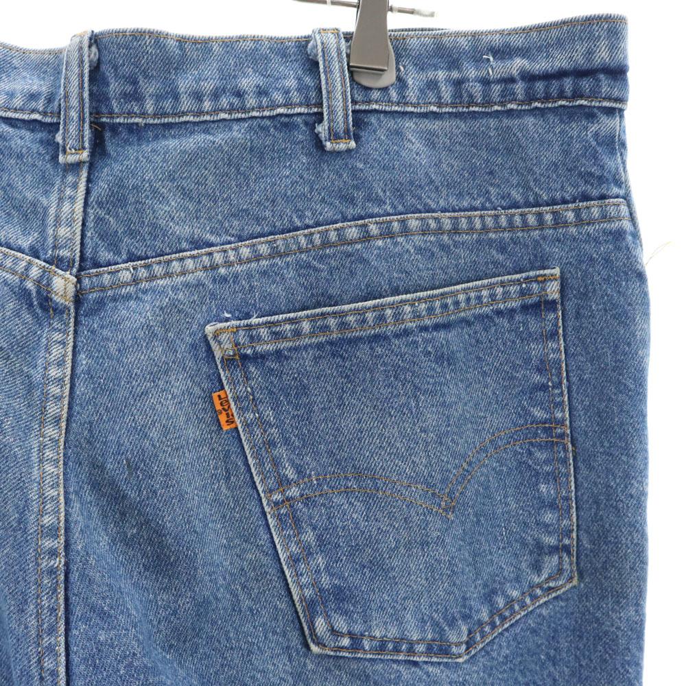 Levi's 80s Button Back 8 42 Talon Belbo Straight Denim Pants Men's Used