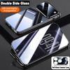 Luxury 360° Full Coverage Double Sided Tempered Glass Case For iPhone 18 17 16 15 14 13 12 11 Pro Max Anti-scratch Magnetic Phone Cover