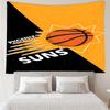 Suns Basketball Artwork Quick-Dry Tapestry Hanging for Bedroom,Livingroom, Playroom,Decor Art Room Wall Tapestry Holiday and Birthday Gifts