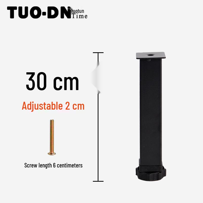 Adjustable Ribbed Bed Frame Support Legs - T-Shaped Accessories