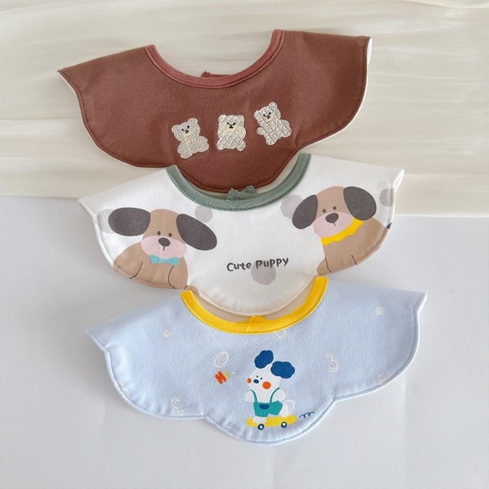 3pcs Set Breathable Drool Bibs Absorbent Bibs for Baby Girl Boy Baby Bib  Infant Daily Wear