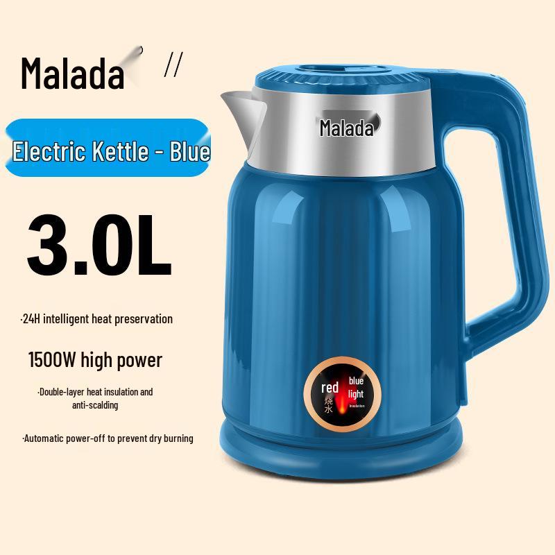 Wanlida Large-Capacity Electric Kettle with Durable Insulation for Dormitory Use